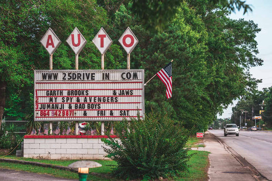 A Real Drive-In Movie Theatre